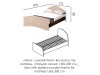 Bed "Omega" 160x200 cm