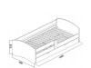 Cot Kokolino 160x80
