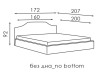 Bed "Monica" 160x200 cm
