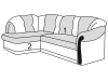 Sofa Focus Corner Folding