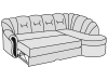 Mustang Corner Sofa Bed