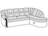 Mustang Corner Sofa Bed